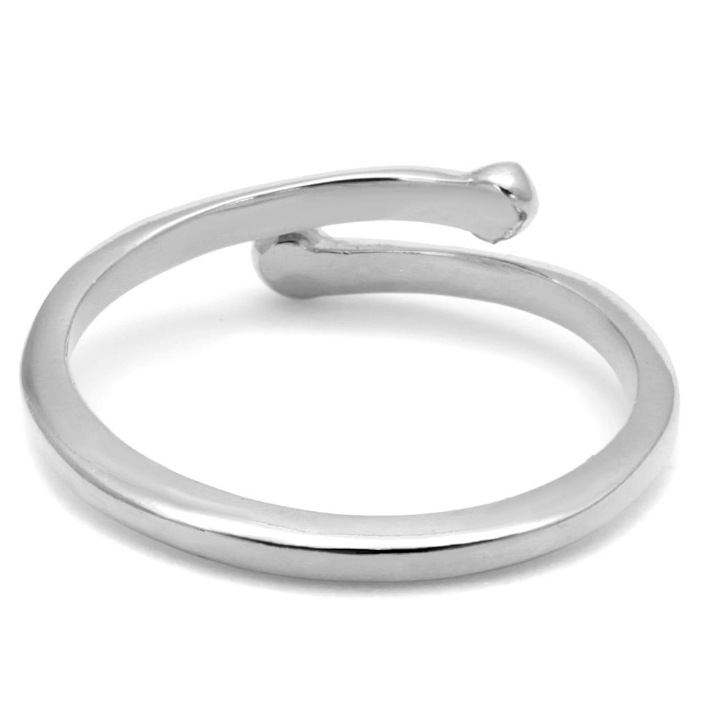 LO4039 - Rhodium Brass Ring with No Stone-1