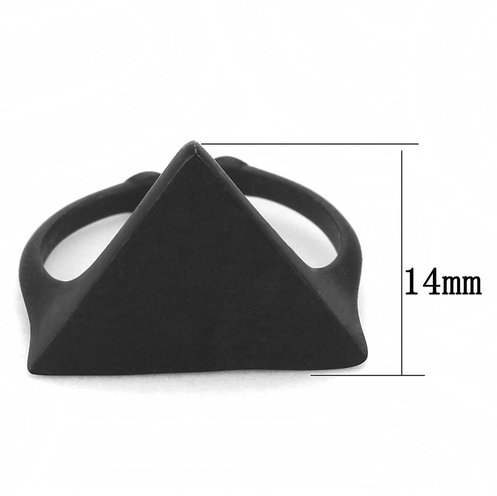 LO4262 - Ruthenium Brass Ring with No Stone-1