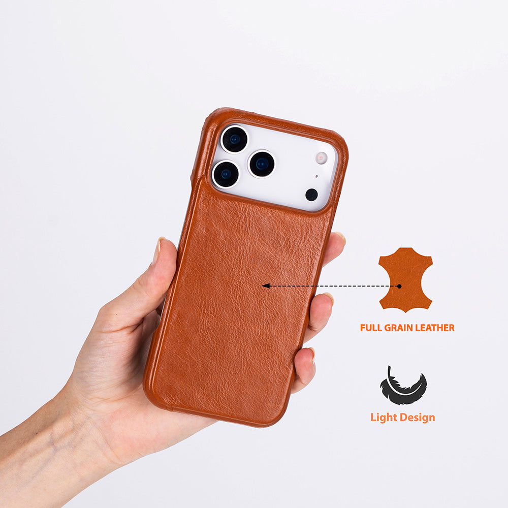 Bisbee iPhone 18 Pro Max Full-Grain Leather Case-1
