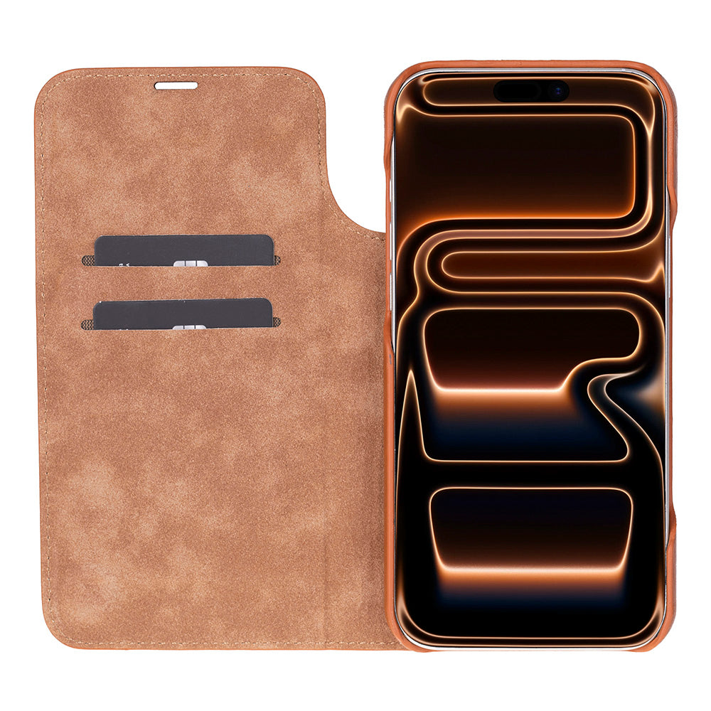 Decatur iPhone 18 Pro Max Full-Grain Leather Folio Case-3