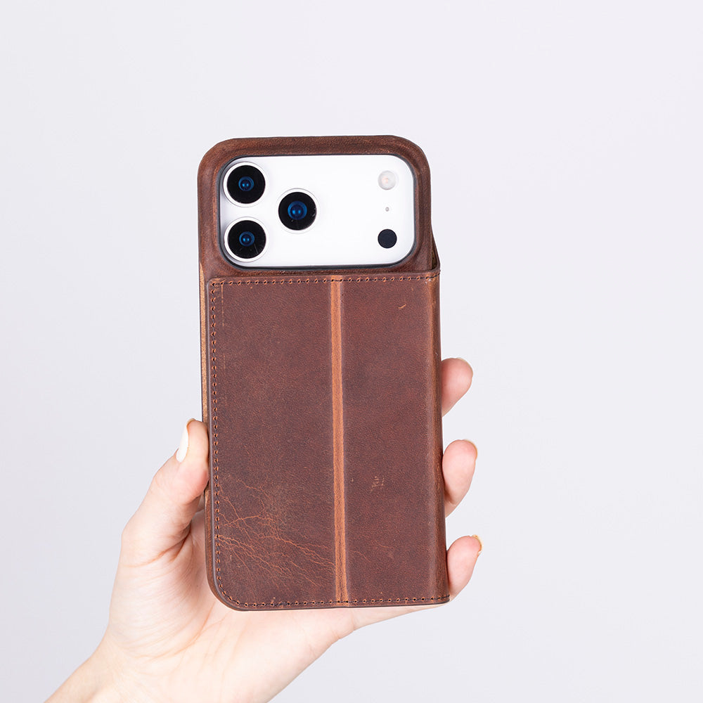 Decatur iPhone 18 Full-Grain Leather Folio Case-2