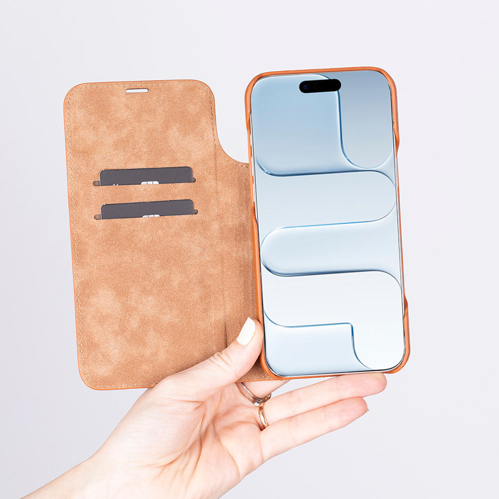 Decatur iPhone 17 Leather Folio Wallet Case-1
