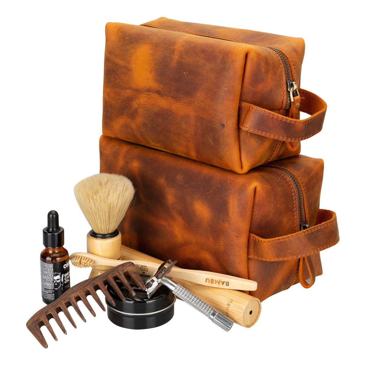 Eve Leather Dopp Kit, Medium-6