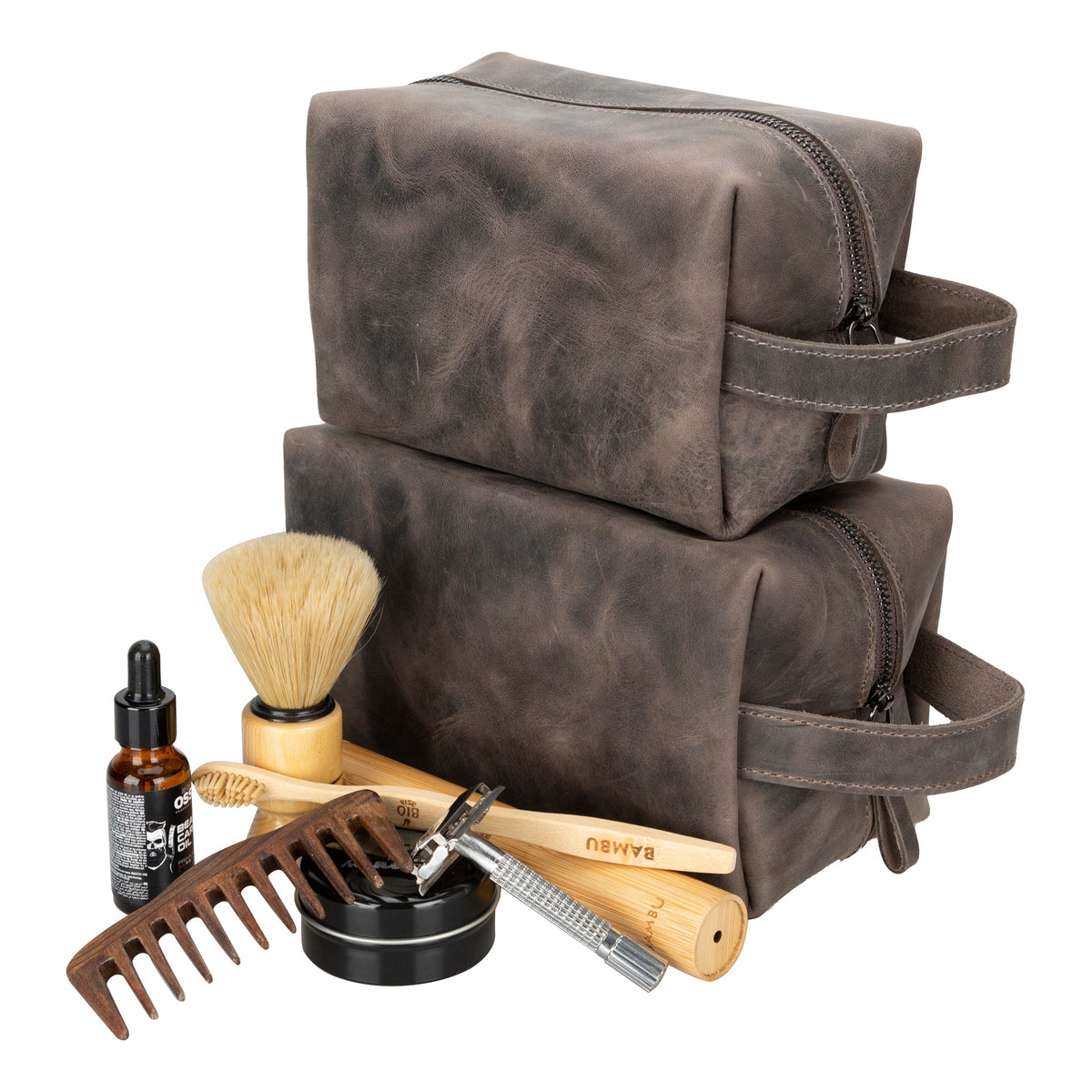 Eve Leather Dopp Kit, Medium-10