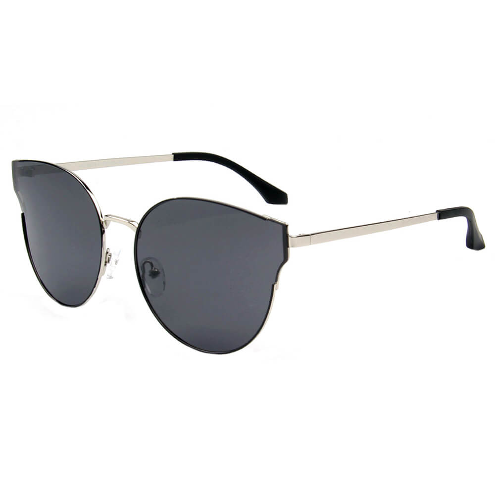 Ecija - Women Round Cat Eye Fashion Sunglasses-0