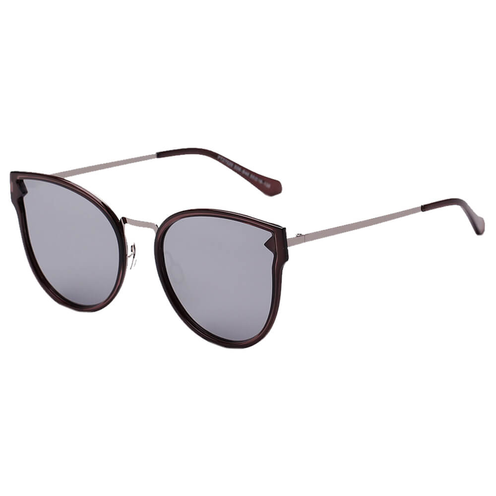 NICE | Women Round Cat Eye Polarized Sunglasses-1