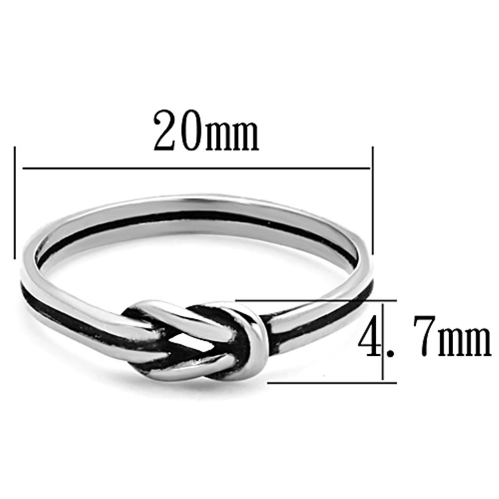 TK1239 - High polished (no plating) Stainless Steel Ring with No Stone-1