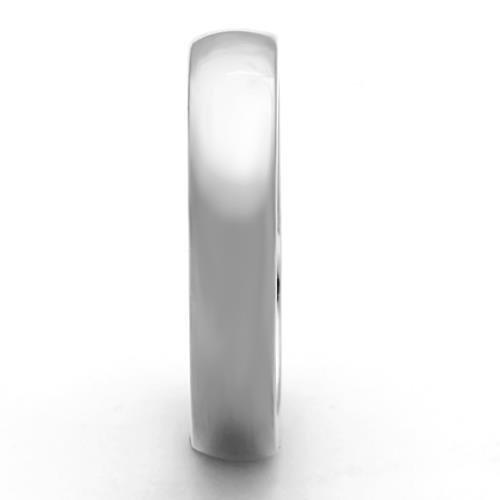 TK1375 - High polished (no plating) Stainless Steel Ring with No Stone-2