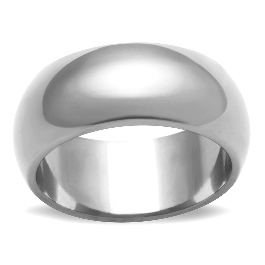 TK1391N - High Polished Stainless Steel Wide Band Ring-0