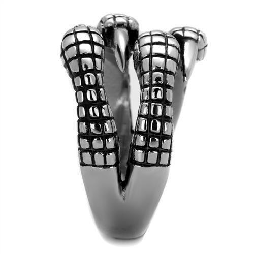 TK1881 - High polished (no plating) Stainless Steel Ring with No Stone-3