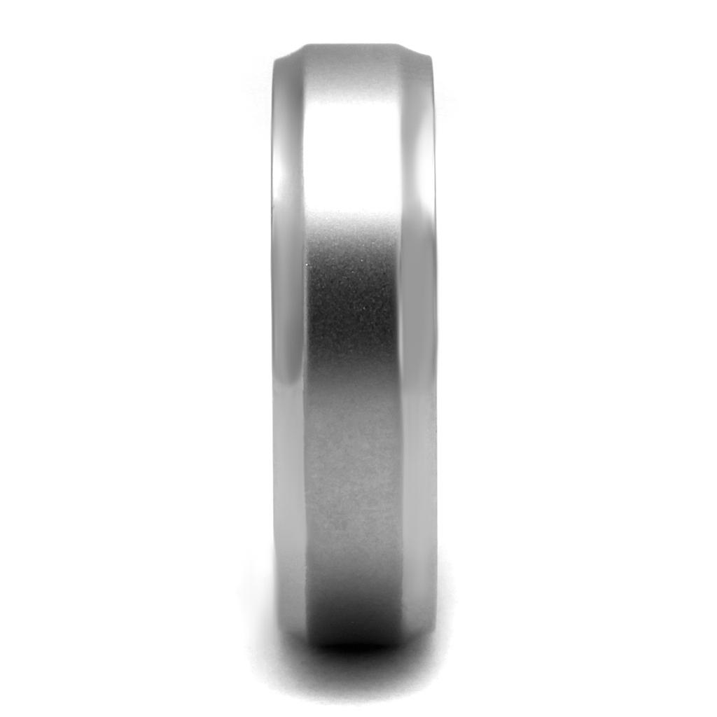 TK2916 - High polished (no plating) Stainless Steel Ring with No Stone-3