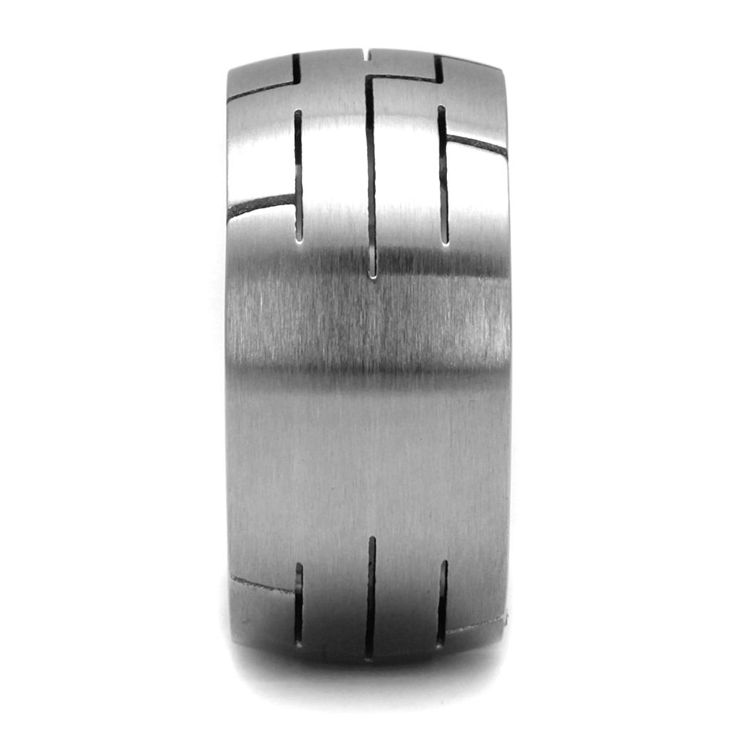 TK2920 - High polished (no plating) Stainless Steel Ring with No Stone-3