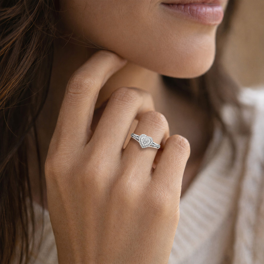 TK3249 - High polished (no plating) Stainless Steel Ring with Top Grade Crystal  in Clear-4