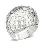 TK3802 - High polished (no plating) Stainless Steel Ring with NoStone in No Stone-0