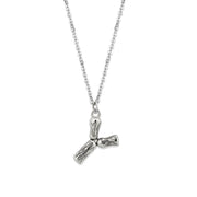 TK3853Y High Polished Stainless Steel Chain Initial Pendant - Letter Y-0