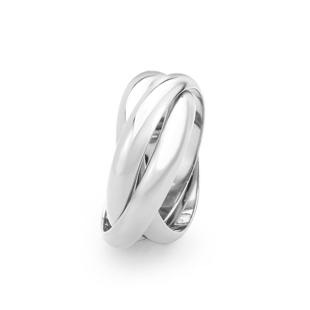 TK3920 - High polished (no plating) Stainless Steel Ring with NoStone in No Stone-3