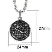 TK3925 - High polished (no plating) Stainless Steel Chain Pendant with NoStone in No Stone-0