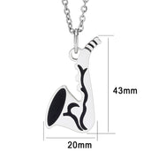 TK3938 - High polished (no plating) Stainless Steel Chain Pendant with NoStone in No Stone-0