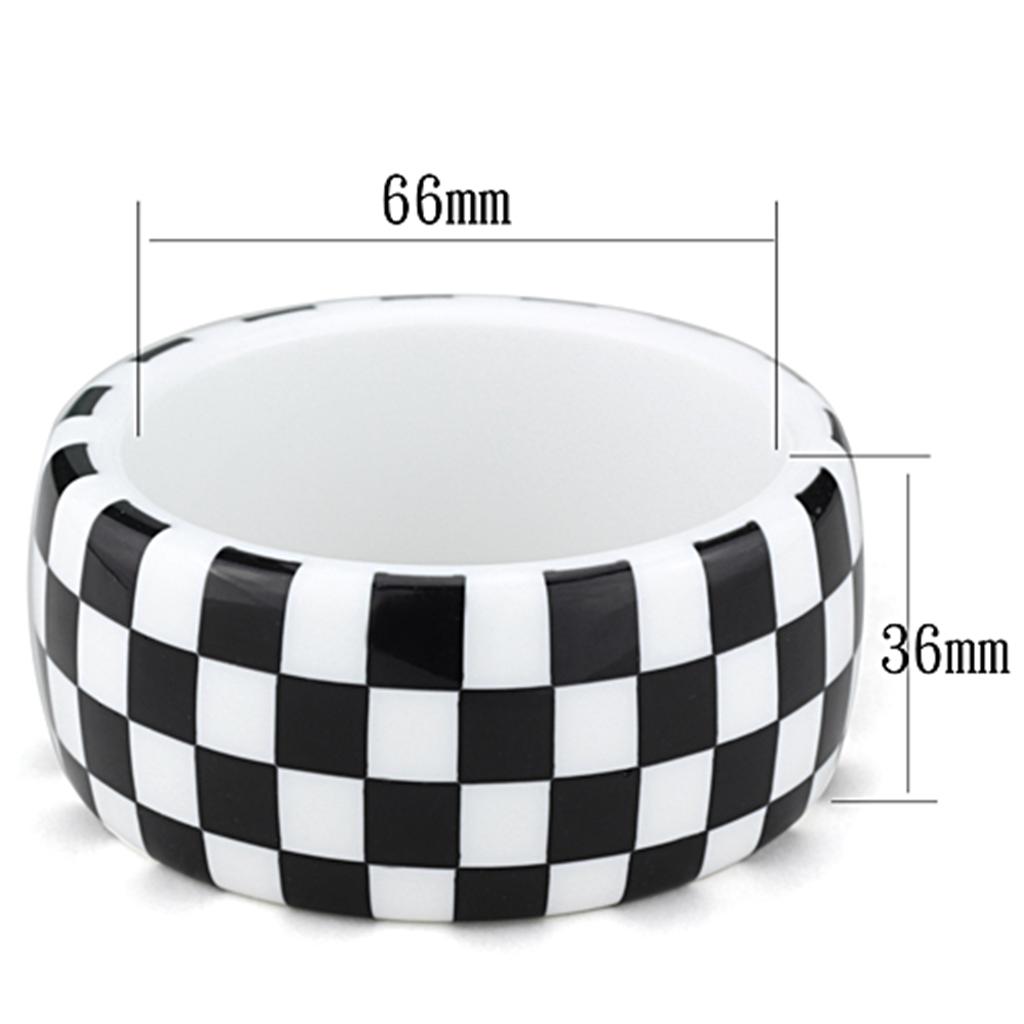 VL122 -  Resin Bangle with No Stone-1