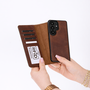 Buffalo Samsung Galaxy S26 Leather Wallet Case-0
