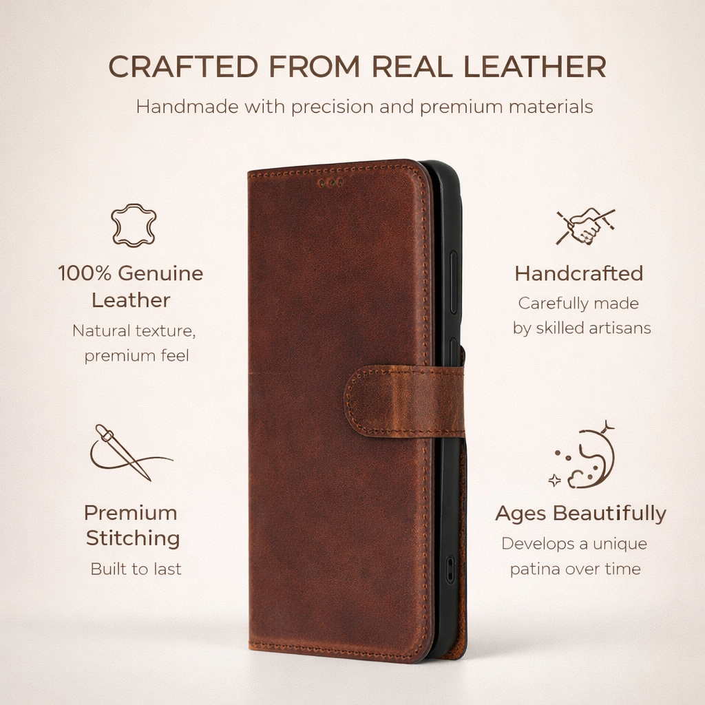 Buffalo Samsung Galaxy S26 Leather Wallet Case-3