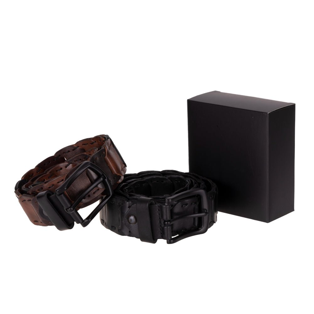 Bessemer Braided Leather Belt for Men-0