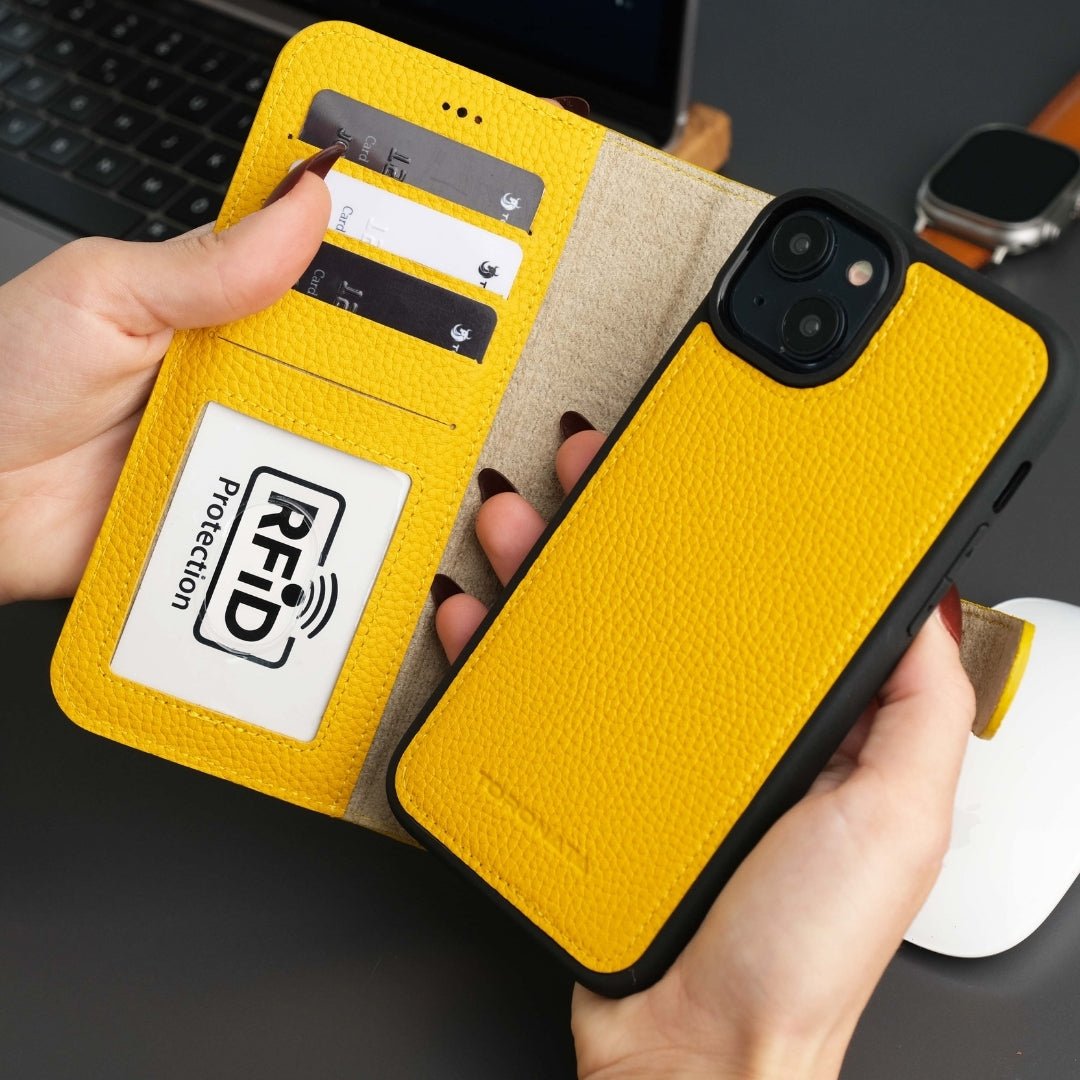 Casper iPhone 18 Full-Grain Leather Wallet Case-12