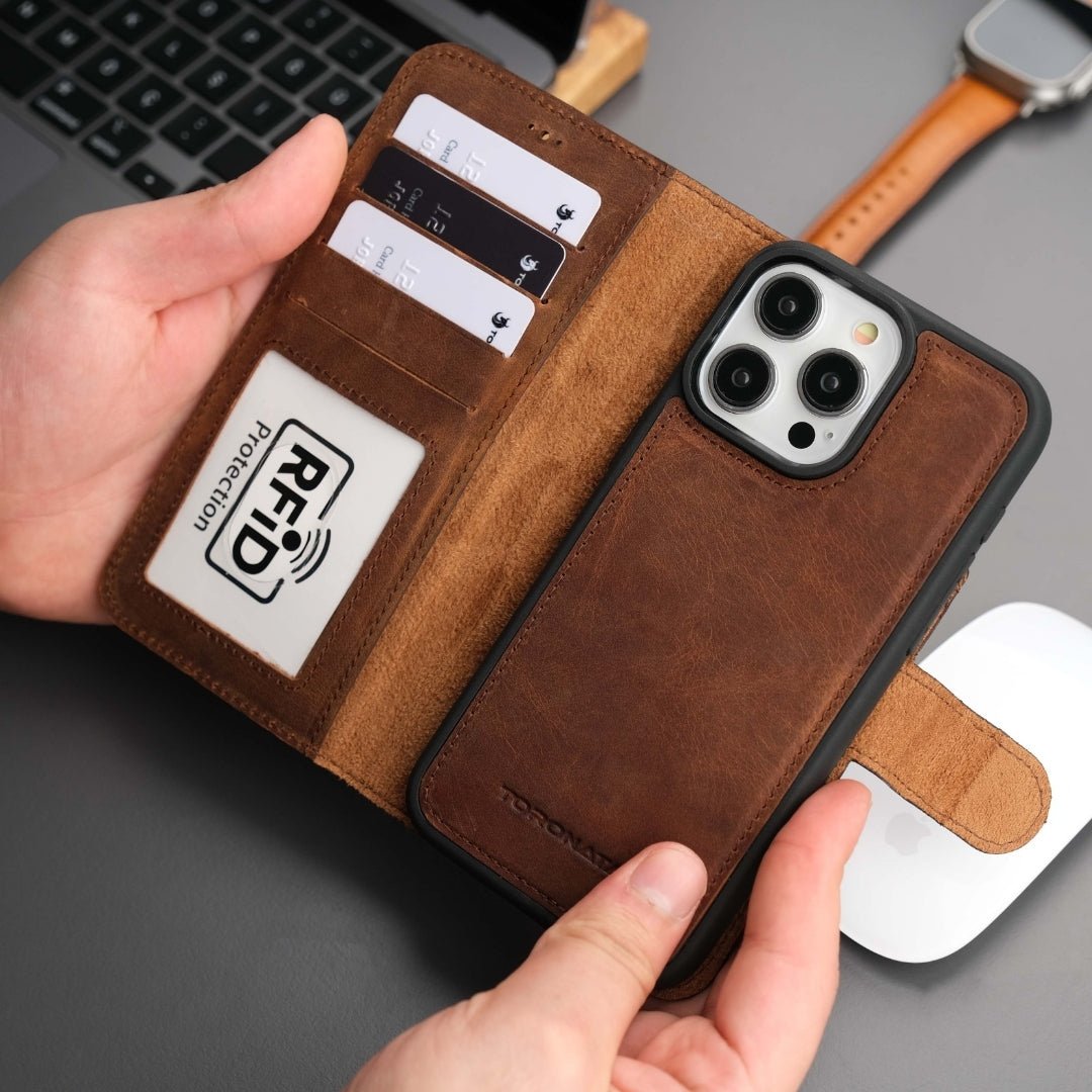 Casper iPhone 16 Pro Max Wallet Case Leather MagSafe-5