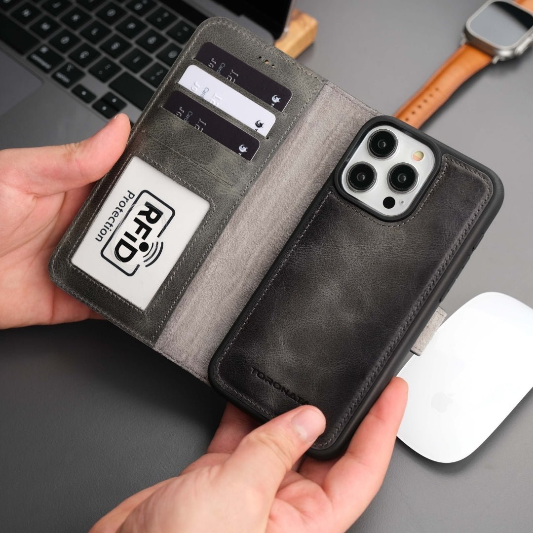 Casper iPhone 16 Pro Wallet Case Leather MagSafe-8