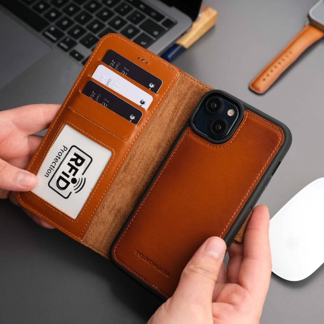 Casper iPhone 16 Wallet Case Leather MagSafe-0