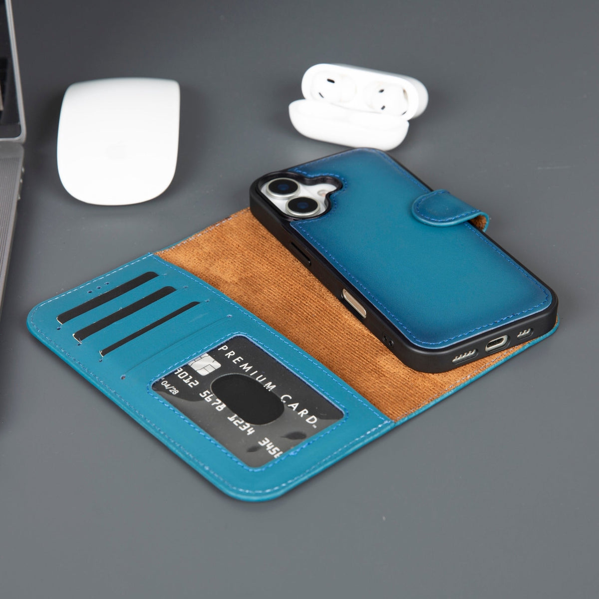 Casper iPhone 18 Full-Grain Leather Wallet Case-7