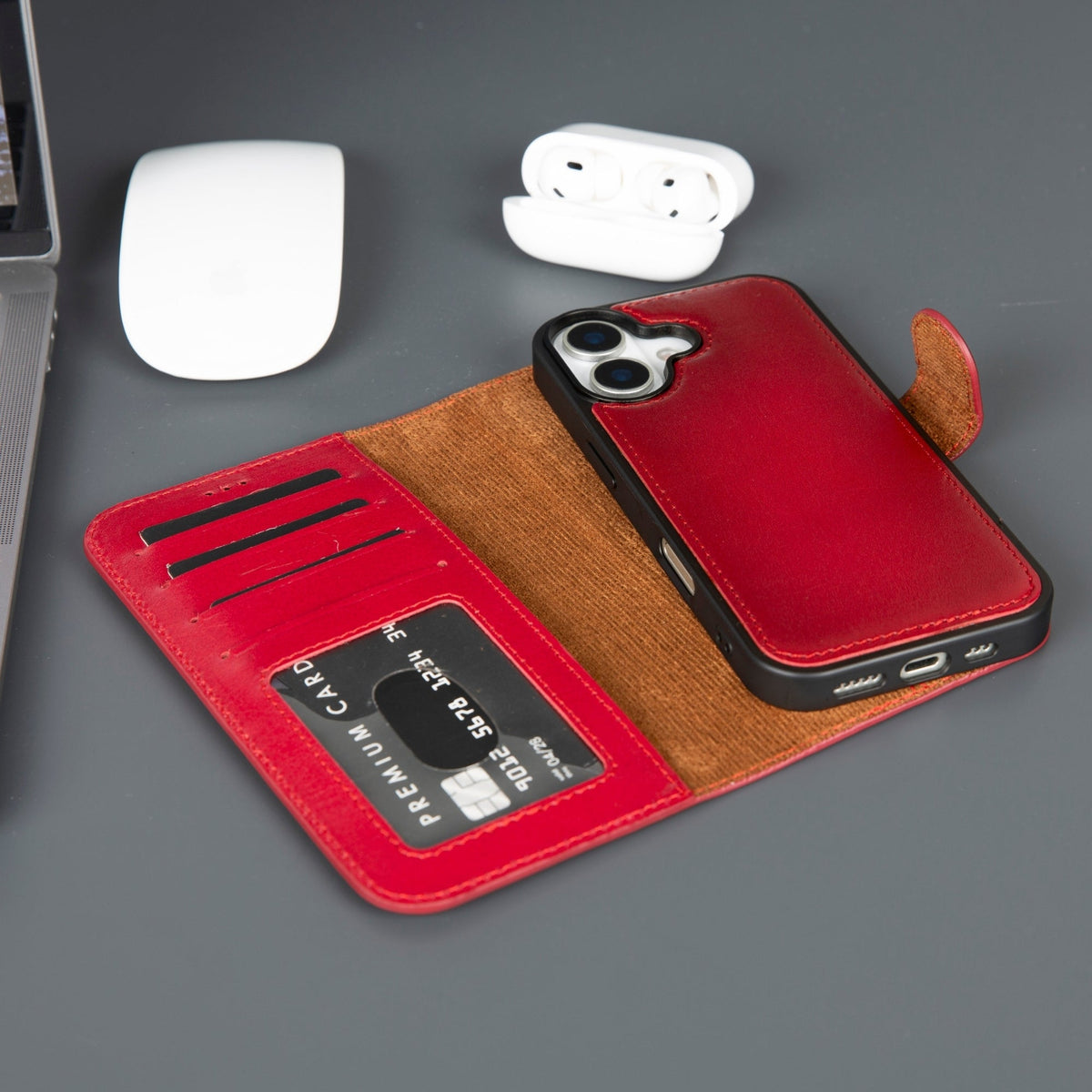 Casper iPhone 18 Full-Grain Leather Wallet Case-9