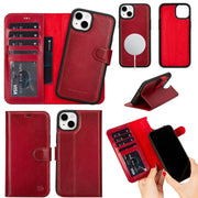 Casper Leather iPhone 15 Wallet Case | Detachable MagSafe Compatible RFID Protection-0