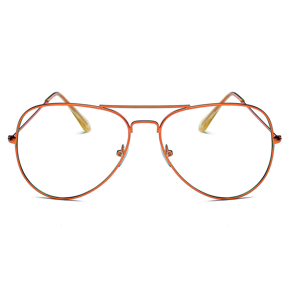 ENID - Trendy Aviator Clear Glasses Lens Sun Glasses-1