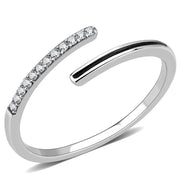 DA312 - No Plating Stainless Steel Ring with Epoxy  in Jet-0