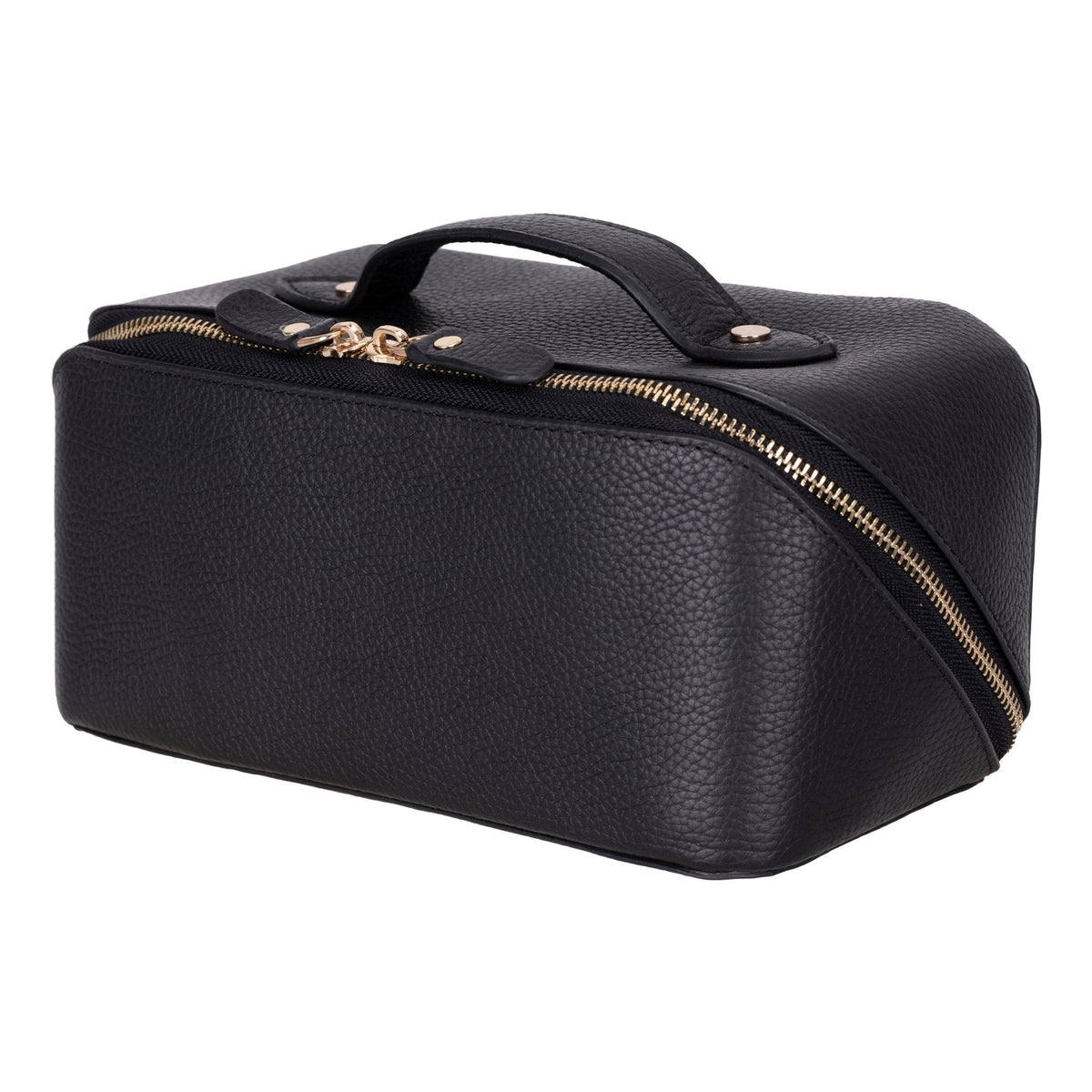 Haines Leather Cosmetic Bag – Elegant & Functional for Women-4