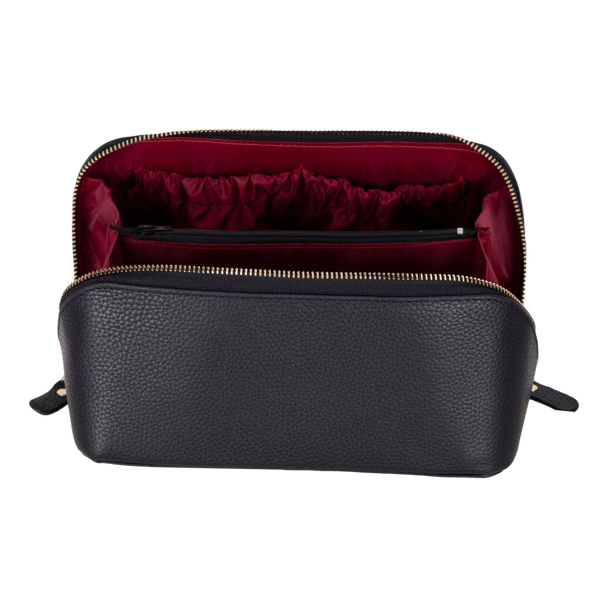 Haines Leather Cosmetic Bag – Elegant & Functional for Women-3