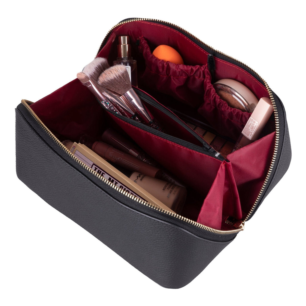 Haines Leather Cosmetic Bag – Elegant & Functional for Women-2
