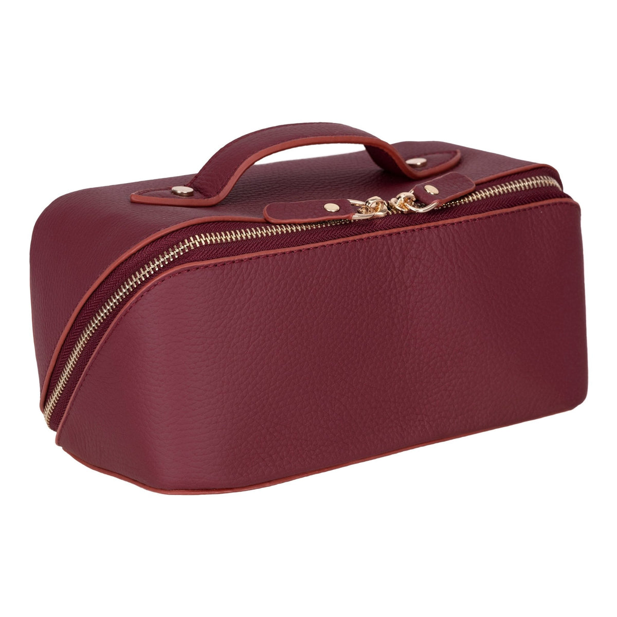 Haines Leather Cosmetic Bag – Elegant & Functional for Women-6