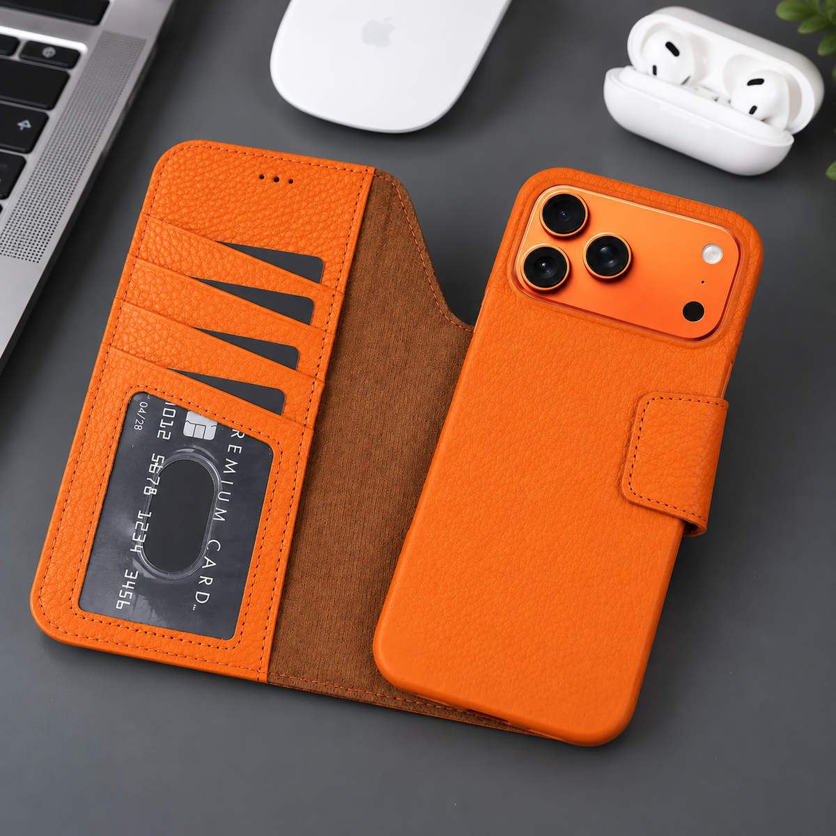 Brea iPhone 18 Pro Max Leather Wallet Case-1