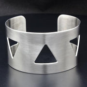 LO1946 - High polished (no plating) Stainless Steel Bangle with No Stone-0
