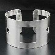 LO1952 - High polished (no plating) Stainless Steel Bangle with No Stone-0