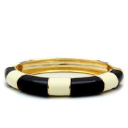 LO1959 - Gold White Metal Bangle with No Stone-0