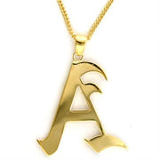LO227 - Gold Brass Pendant with No Stone-0