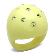 LO2387 -  Resin Ring with Synthetic Synthetic Stone in Multi Color-0