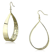 LO2721 - Gold Iron Earrings with No Stone-0