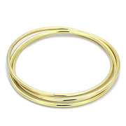 LO3070 - Gold Brass Bangle with No Stone-0