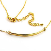 LO310 - Gold Brass Pendant with No Stone-0