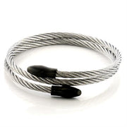 LO328 -  Stainless Steel Bangle with No Stone-0