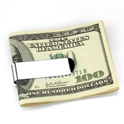 LO3379 - High polished (no plating) Stainless Steel Money clip with No Stone-0